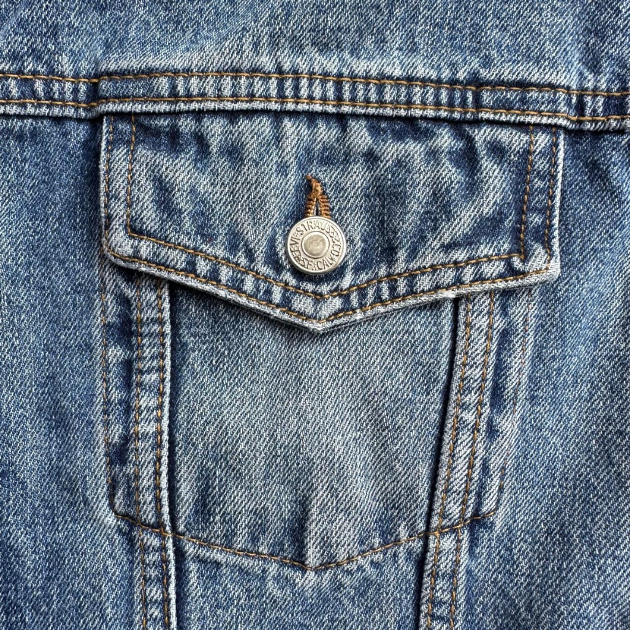 90s Levis Vintage Denim Jacket Size XL