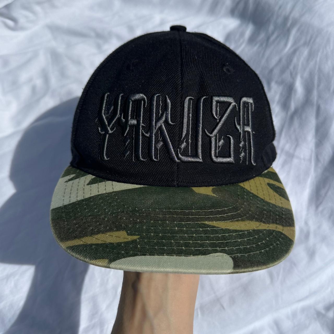 Men's Black & Army Camo Cap