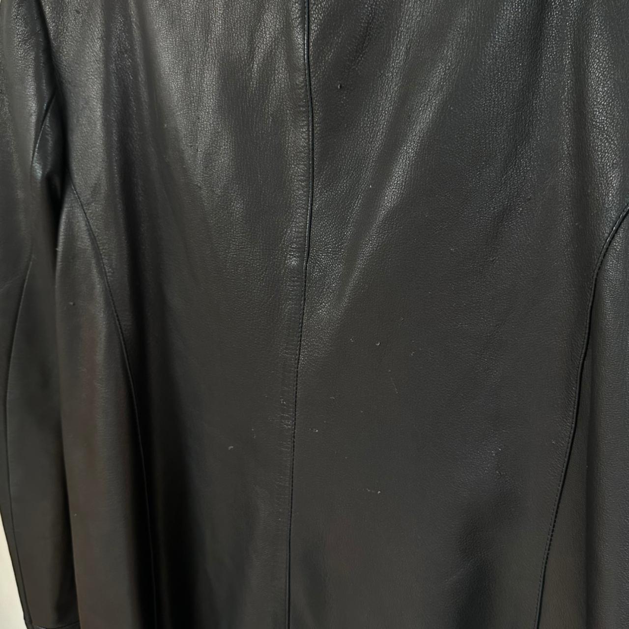 German Vintage Leather Jacket Size UK10