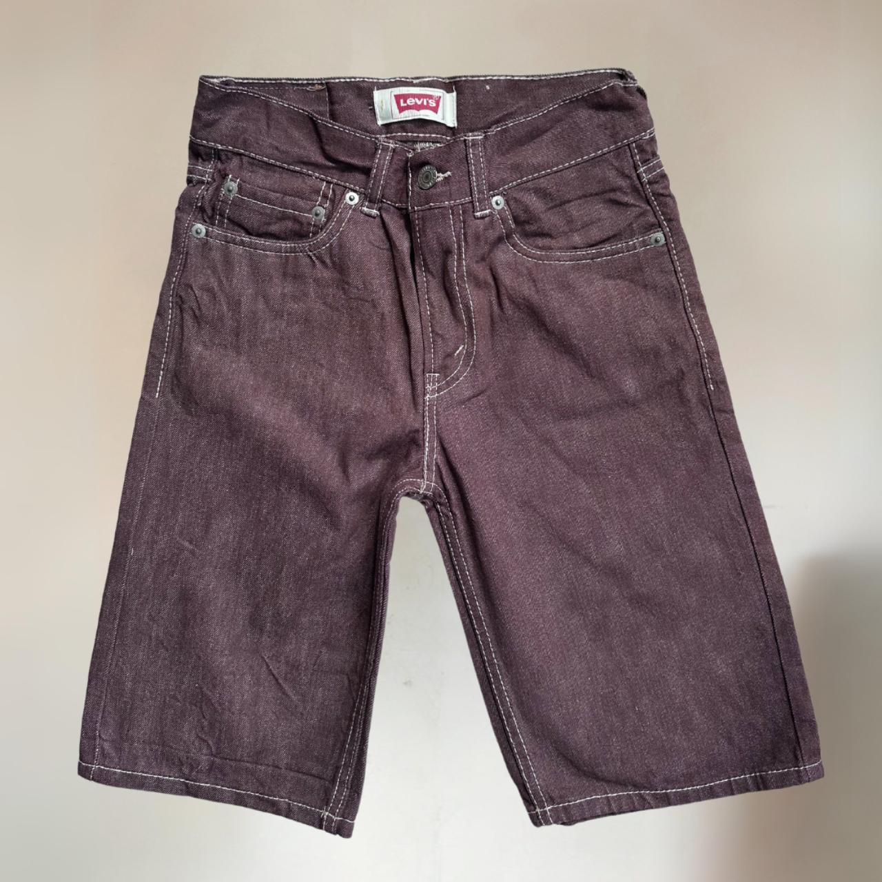 Levi's Brown Denim Shorts Size 12 Reg W26'