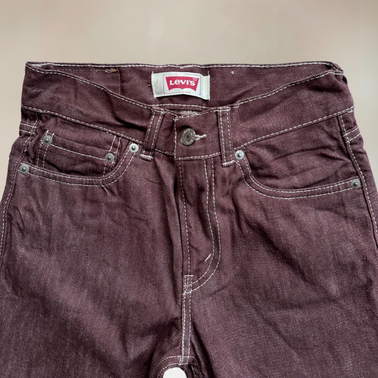 Levi's Brown Denim Shorts Size 12 Reg W26'