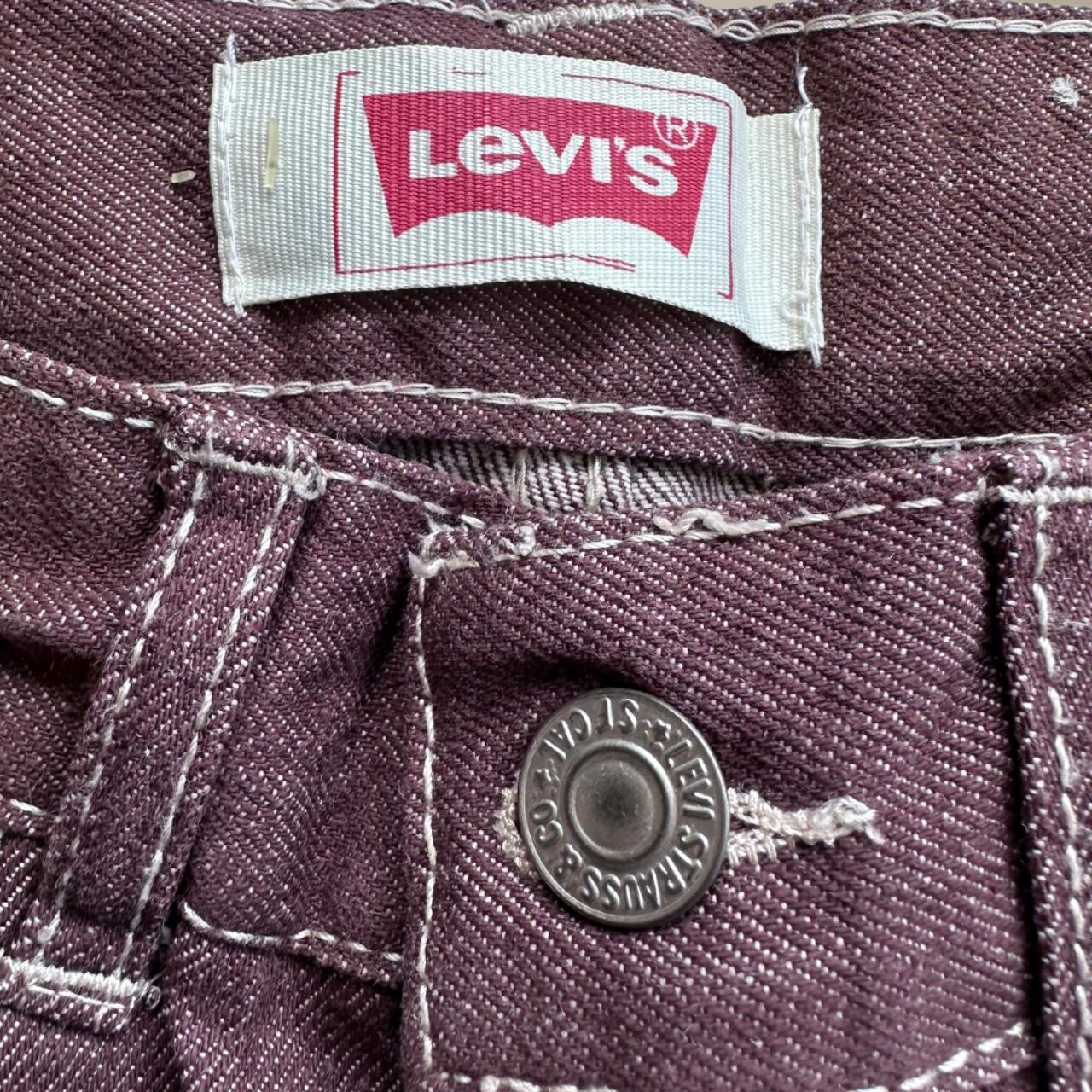 Levi's Brown Denim Shorts Size 12 Reg W26'