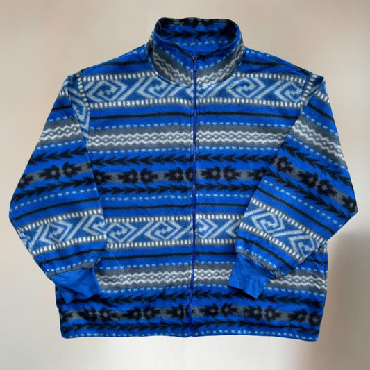 Blue Funky Fleece Size XL
