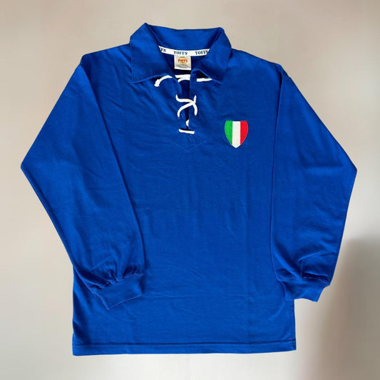 60s Rare Vintage Italy Football Shirt Size M