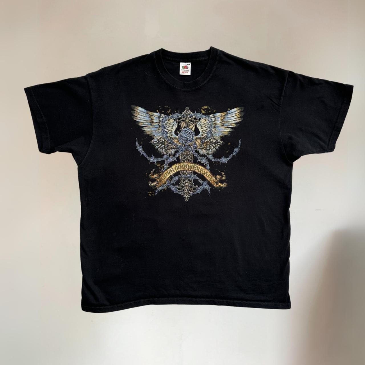 Black Gothic Biker T-Shirt