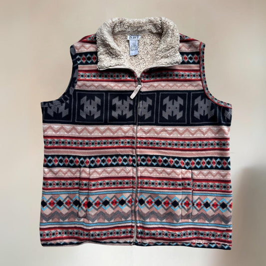 Funky Vintage Fleece Vest Size UK10