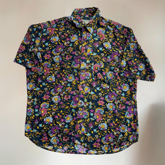 Vintage Floral Shirt Size S