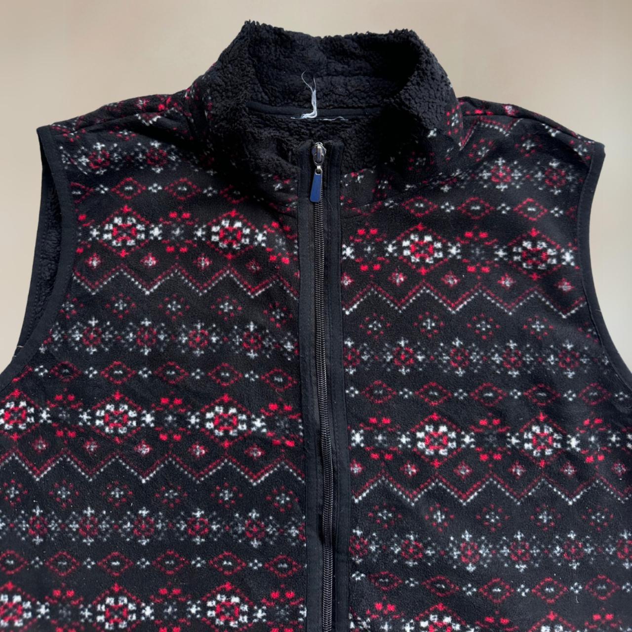 Funky Vintage Fleece Gilet Size L