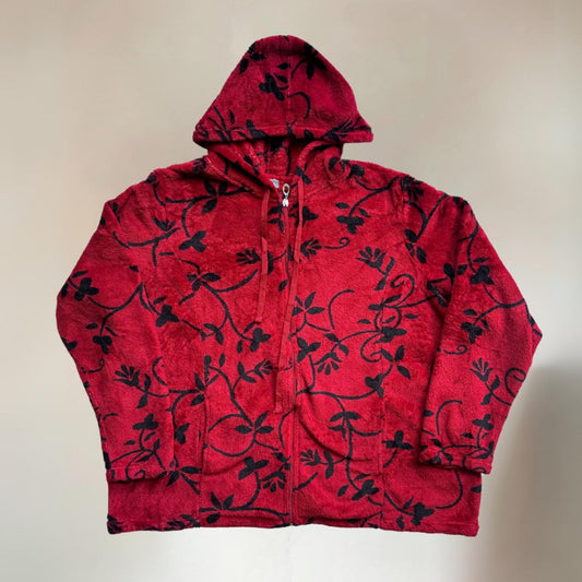 Funky Vintage Fleece Hoodie Size 2XL