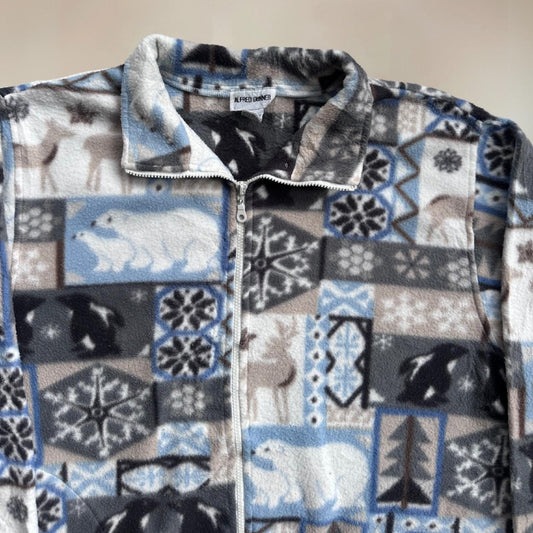 Funky Vintage Fleece Size L