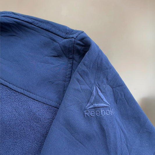 Reebok Navy Fleece Hoodie Size L