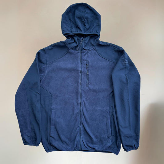 Reebok Navy Fleece Hoodie Size L